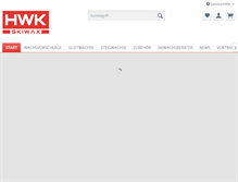 Tablet Screenshot of hwk-skiwachs.de